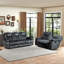 Ensemble de salon inclinable moderne surdimensionné en microfibre 2 pièces Quiteris-1143036963