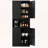 72-Inch Tall Steel Kitchen Pantry Cabinet with Countertop