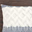 Très grand / très grand édredon en coton. Chenille touffetée. Motif bleu marine. . 2 taies décoratives. Lavable à la machine. Rembourrage de literie confortable. Assorti charmant-117361084-117361083