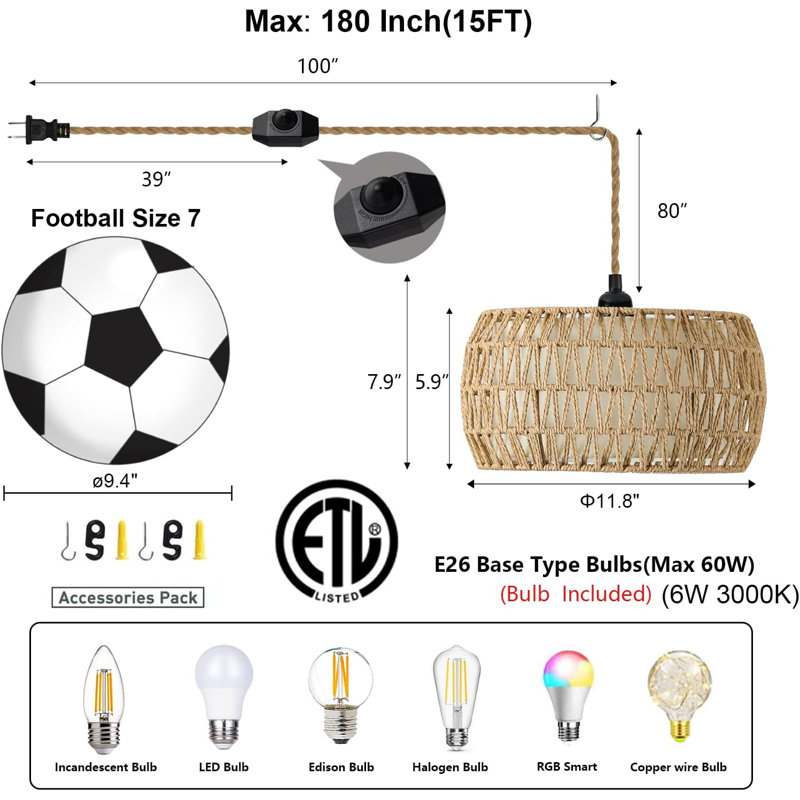 Luminaire suspendu Boho