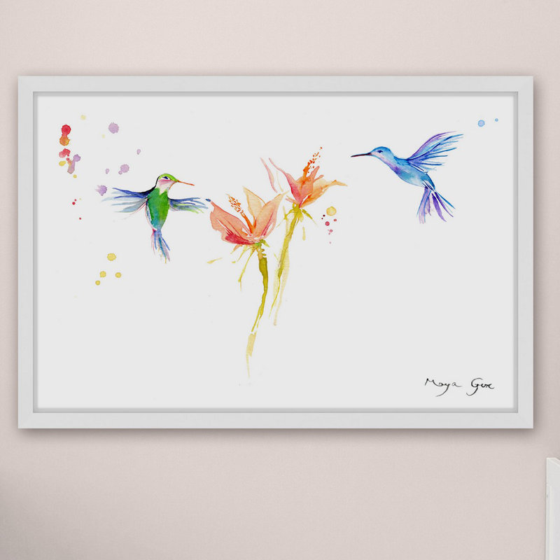 Maya Gur - Single Picture Frame Painting, 41cm H x 61cm W x 3.81cm D