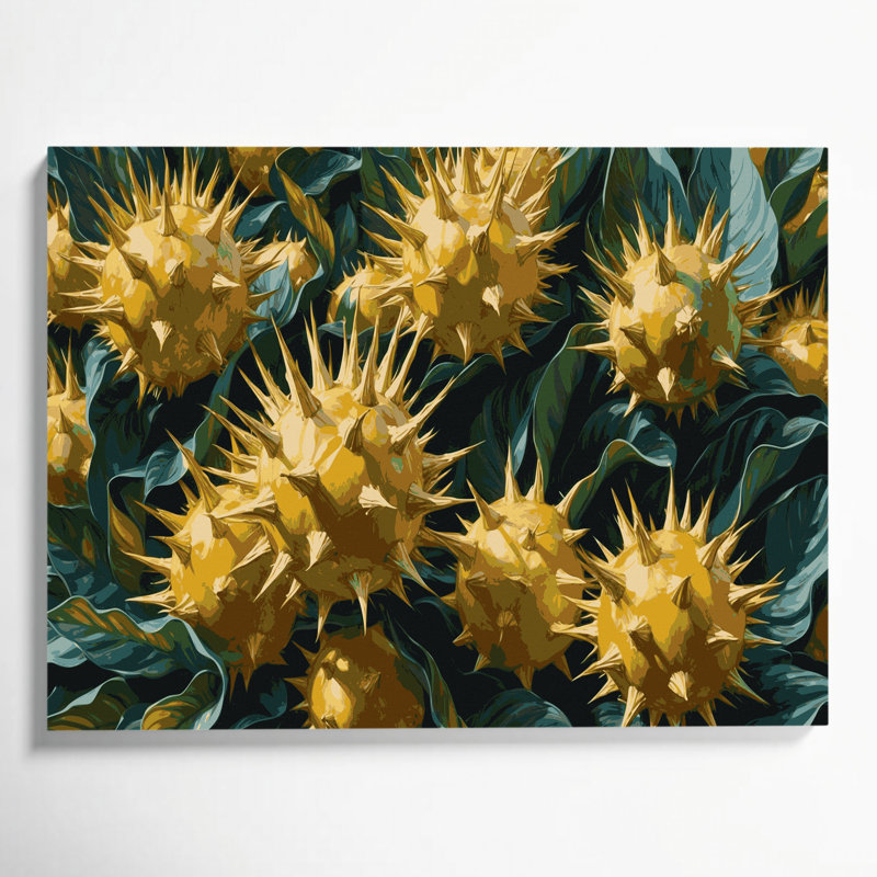 «Fruit Rollinia Brown», art mural sur toile, H 12 po x l 18 po