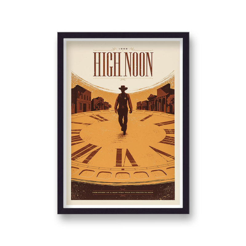 High Noon Reimagined Movie Poster - Single Picture Frame Print