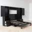  Lit escamotable, lit escamotable avec garde-robe et bureau, bois, tiroirs et étagères de rangement, moderne et contemporain, pièce multifonctionnelle-1791605602-1783508843