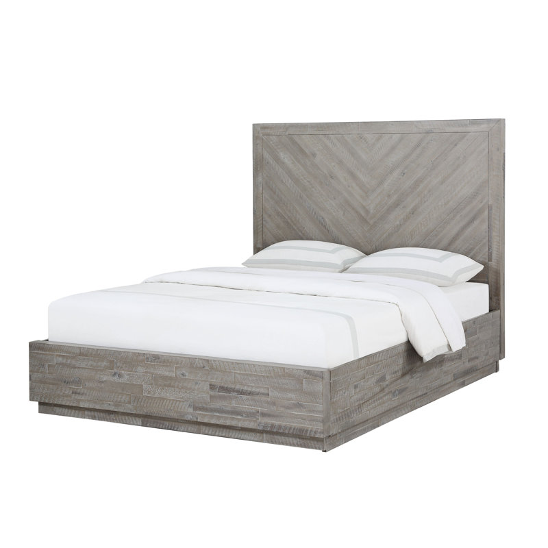 Lit standard en bois massif Cosimo, Grand