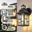 Black Outdoor Sconce