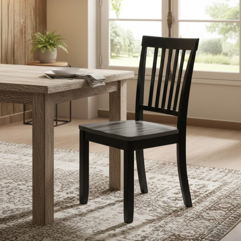 Zachary Black/grey Side Chair (set Of 2)