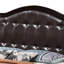 Élégant lit très grand avec rangement en teinte cappuccino - fabriqué avec des matériaux robustes, assorti à différents thèmes de décoration, assemblage rapide, convient à différents styles, installation facile