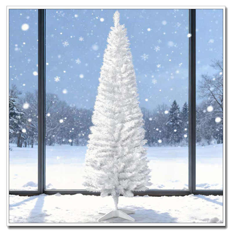 Arbre de Noël blanc