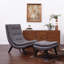 Fauteuil de chambre avec repose-pieds capitonné de 25,25 po Wirksworth-23541825