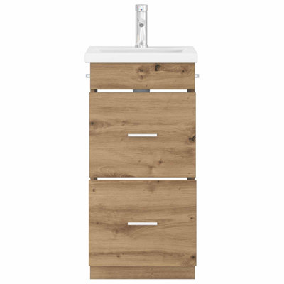 Single Bathroom Vanity with Ceramic Basin