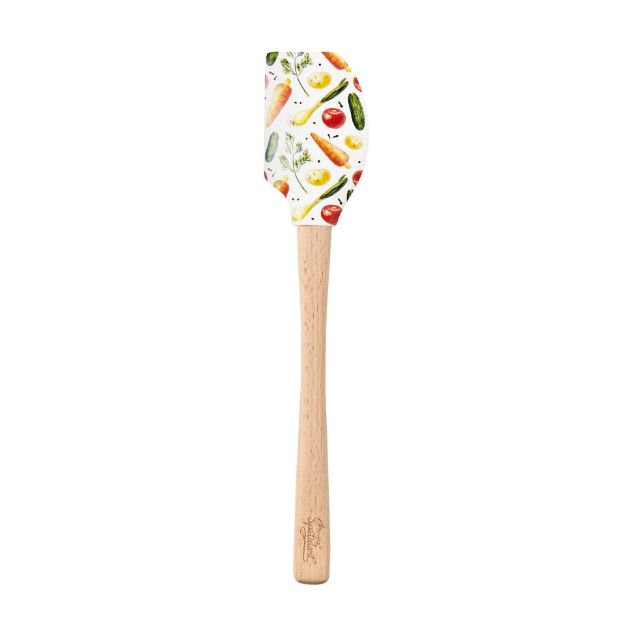 Spatulart® Vegetable Garden Wood Handled Spatula