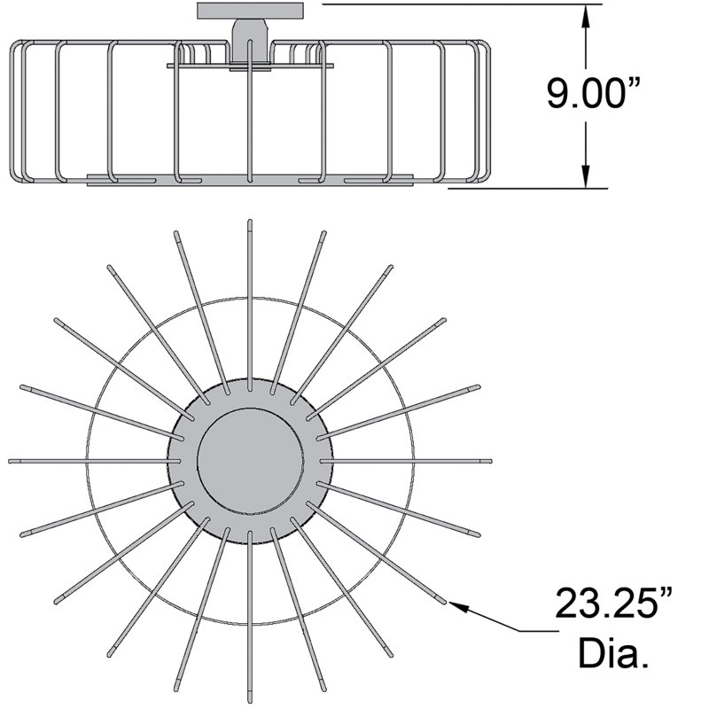 Mcelrath Flush Mount, Gold