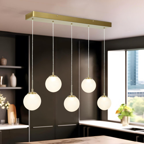 Everly Quinn Yearb 5 - Light Dimmable LED Chandelier | Wayfair