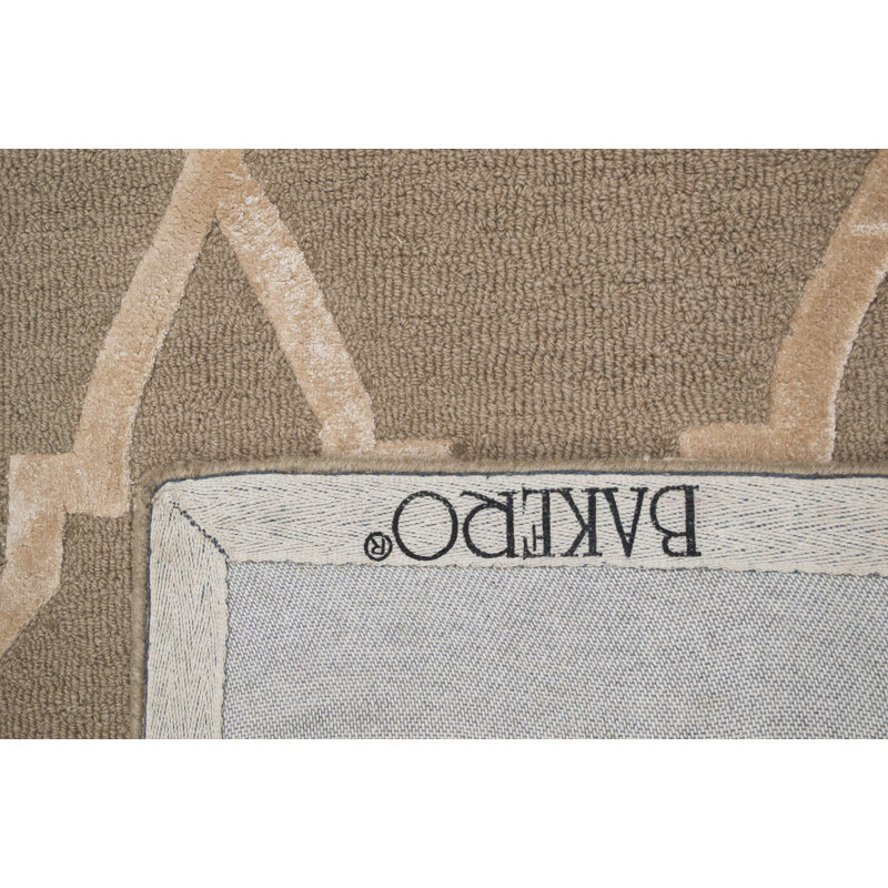 Kohinoor Rectangle Geometric Wool Hand Woven Area Rug, Rectangle 153 x 244cm