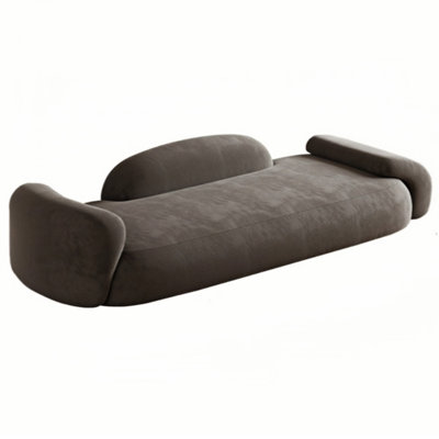 Banc rembourré en mélange de polyester Harnam