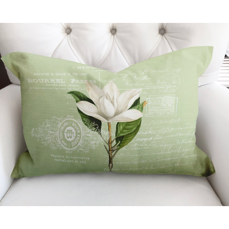 Housse et insert de coussin en coton Aurelie, Chartreuse