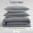 Calvin Klein Contrast Weave Reversible Duvet Cover Set-120559066-120559068