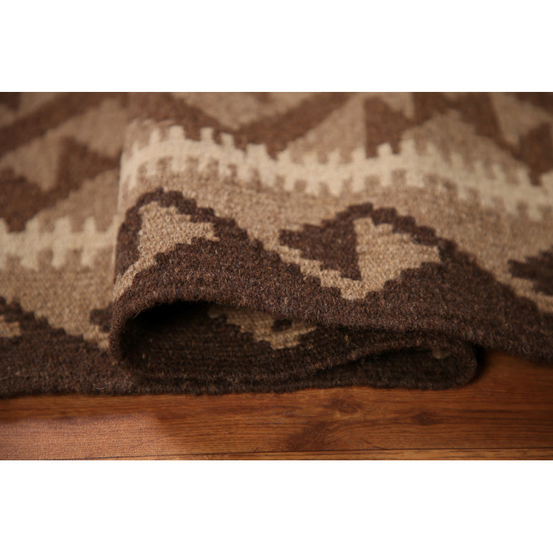 Tapis oriental en laine réversible kilim 3 x 5