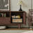 Black walnut classic TV cabinet-107724686