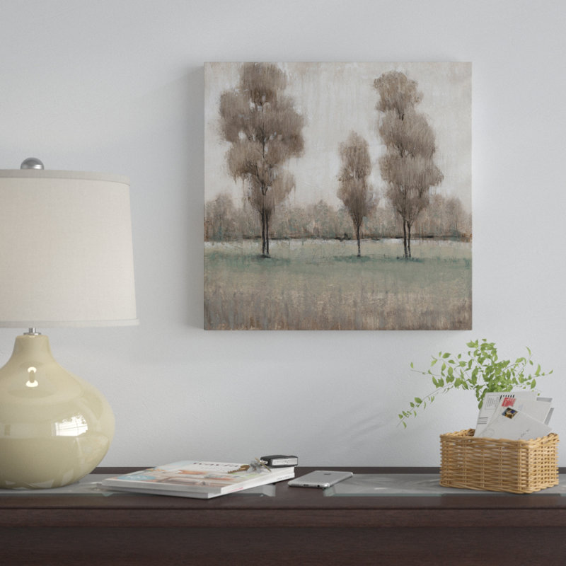 « scintillement trees », reproduction d’art sur toile tendue, H 12 po x l 12 po x P 1,5 po