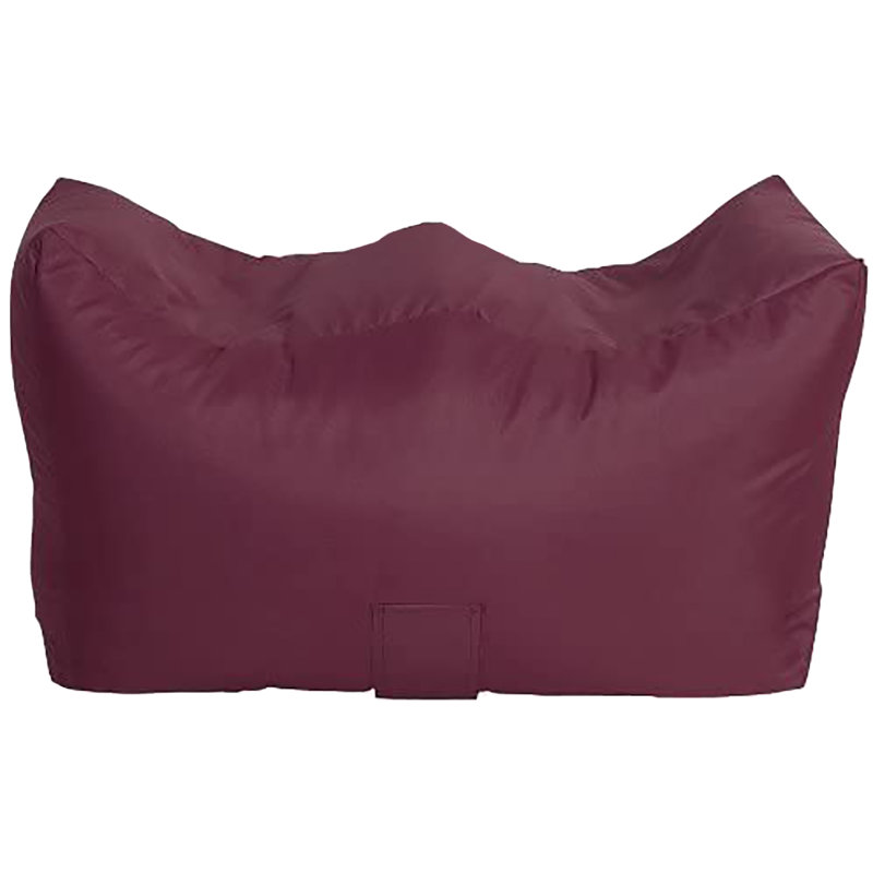 Polyester Outdoor Friendly Refillable Bean Bag Sofa, Purple