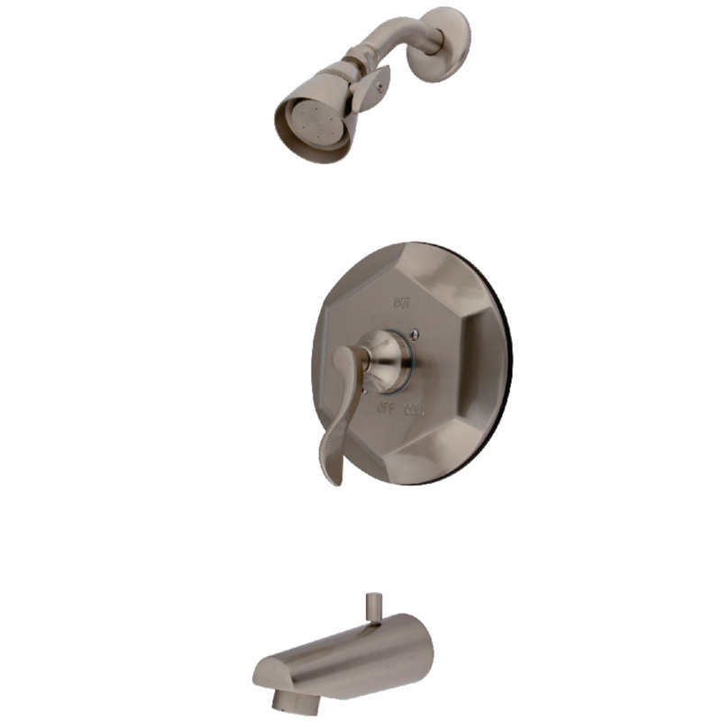 Diverter Tub and Shower Faucet with Valve