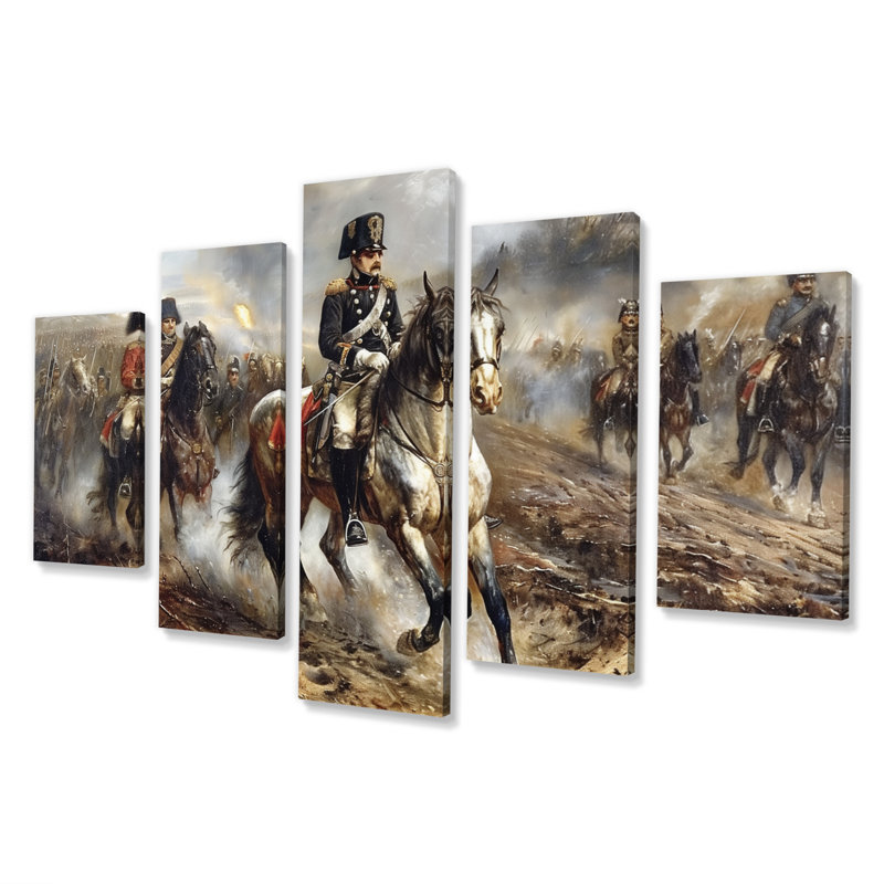 «Emperor Napoleon On His Horse - Emperor», ensemble d'art sur toile