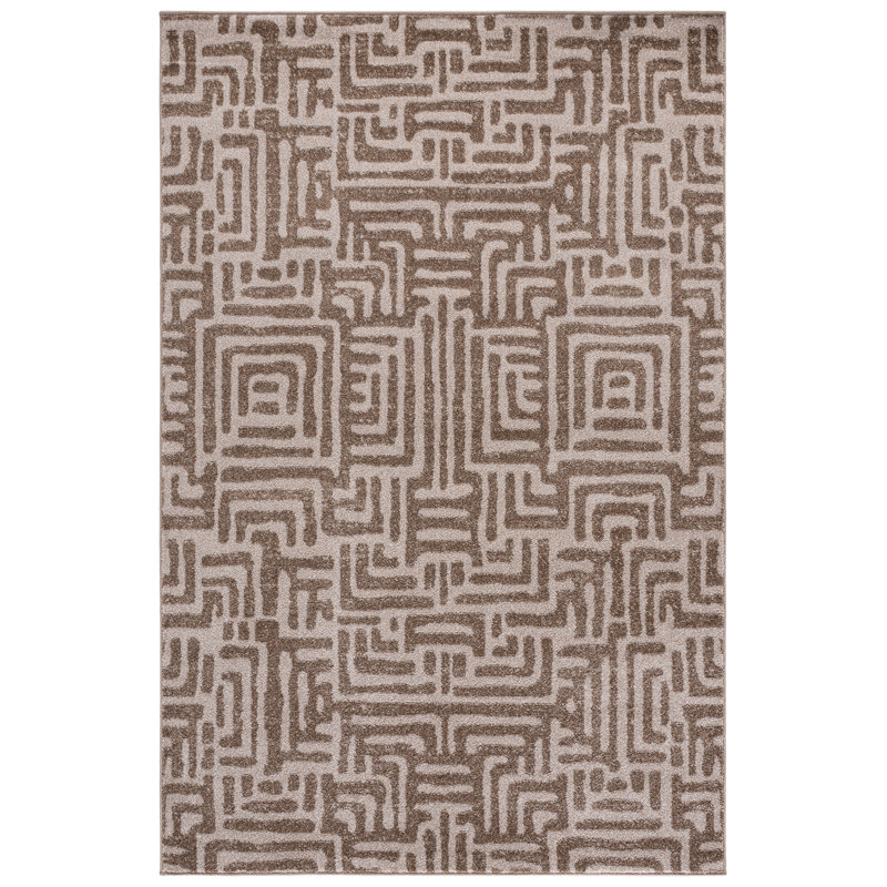 Emmalisa Performance Geometric Rug, Rectangle 5'3" x 8'