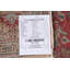 Tapis zone en laine 6 pi 5 po x 9 pi 5 po "one-of-kind" noué la 1970 anatolian red