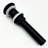 Bathroom Sink Faucet With Matte Black Finish And Waterfall Spout - Single Handle Pop-Up Drain  Overflow Attached  Robust Stainless Steel For Performance Easy Installation Embedded  Dependable