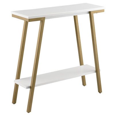 Brisher Empiria Mixed Metal and Solid + Manufactured Wood Hall Console