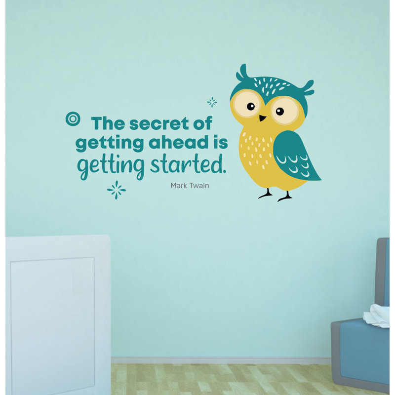 Text & Numbers Wall Decal, 12" H x 20" W