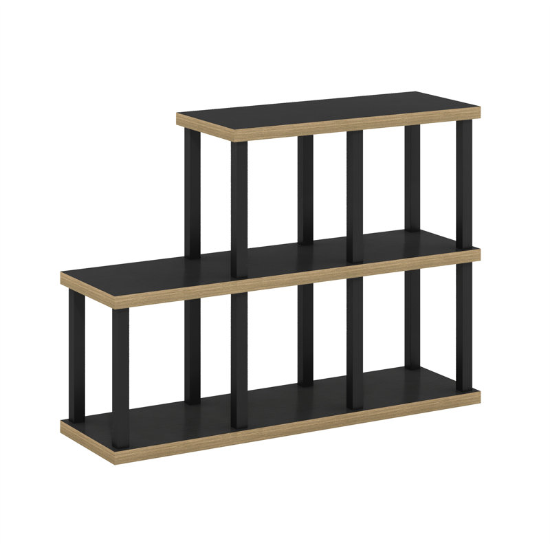 Bibliothèque à marches Bonilla-Rivera H 29,3 "x l 40,6", (5 tablettes) H 40,6 po x l 29,3 po x P 11,6 po