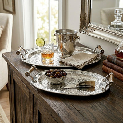 Alfredas Aluminum Tray - Set of 2