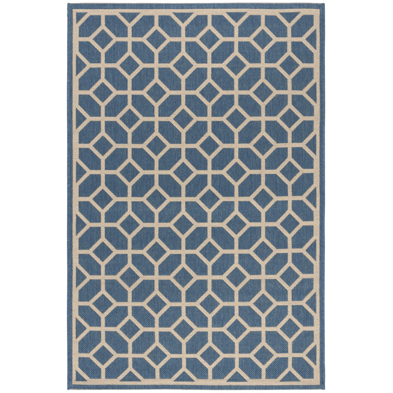 Gaitani Performance Geometric Indoor/Outdoor Area Rug, Rectangle 3' x 5'