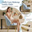 Fauteuil de coiffeuse en forme de coquillage-116299860
