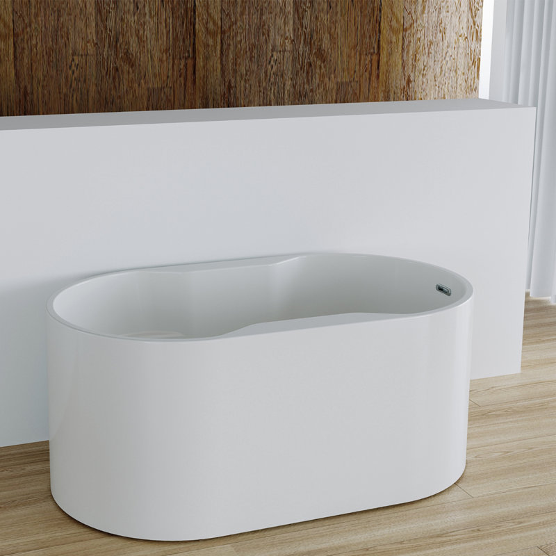Stormont 56" x 32" Freestanding Soaking Acrylic Bathtub