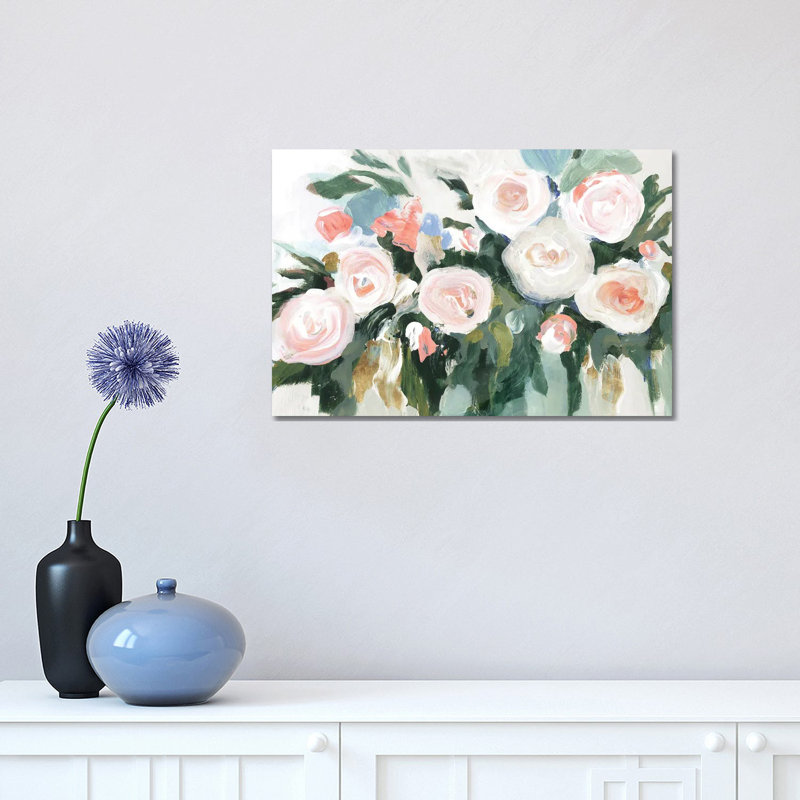 Floral Fragrance by Isabelle Z - Painting on Canvas, Wrapped Canvas, 30.48 cm H x 45.72 cm W