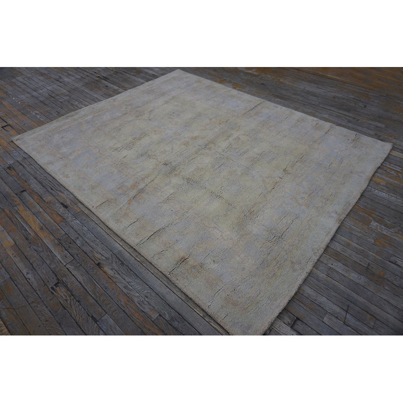 Tapis Agra en coton indien délavé clair