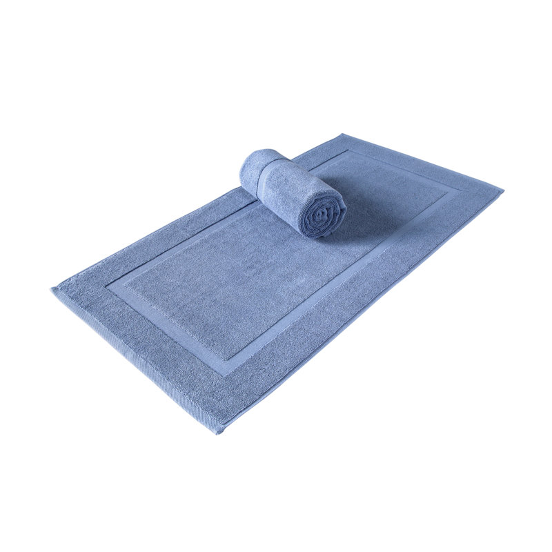 Tapis pour salle de bain Estefano Cambridge, Bleu