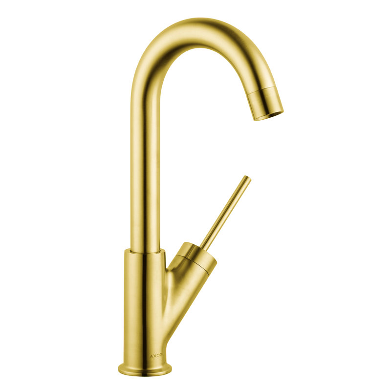 AXOR Starck Single Handle Kitchen Faucet, Brushed Gold Optic