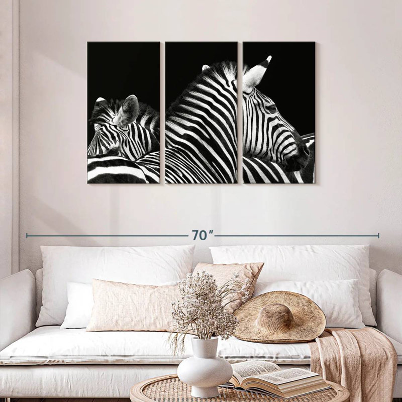 Zebra Stripes Pattern V, 28" H x 45" W