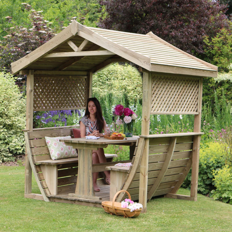 Marriott Solid Wood Outdoor Bench