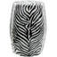 Zebra Leaf Porcelain Garden Stool