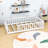 Twin Wooden Frame Kids Bed With Slats-1832632925