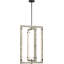 Luminaire suspendu rectangulaire simple à 1 lumière Haakenson