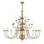 Lustre à niveaux 22 lumières Benedetto-443755534