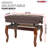 5 Core Piano Bench Wooden Height Adjustable Stool Heavy Duty Keyboard Seat with Storage Jaeleen-1088294185
