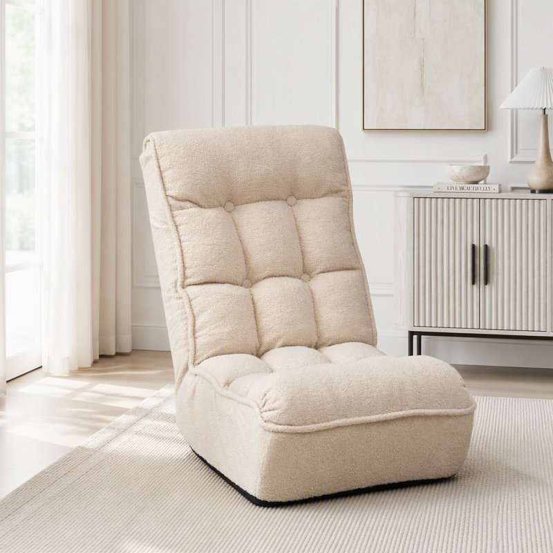 Fauteuil inclinable simple, White-1
